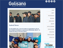 Tablet Screenshot of golisanofoundation.org